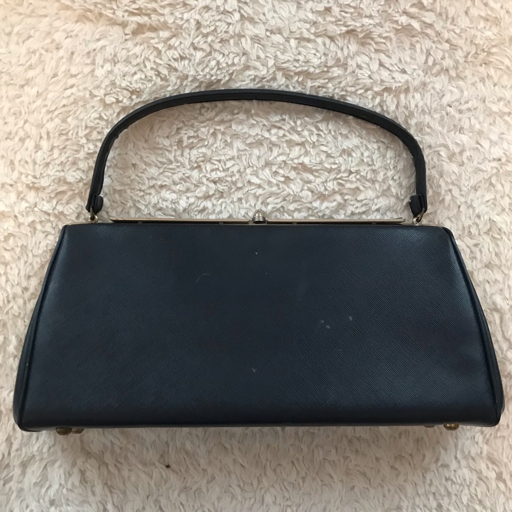 Verdi Vintage Classic Black Handbag
